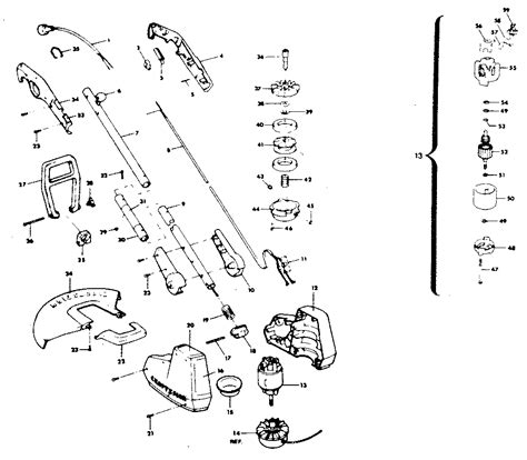 Craftsman weed wacker parts diagram