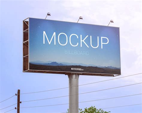 Free-High-Quality-Billboard-Mockup-PSD | Billboard mockup, Billboard ...