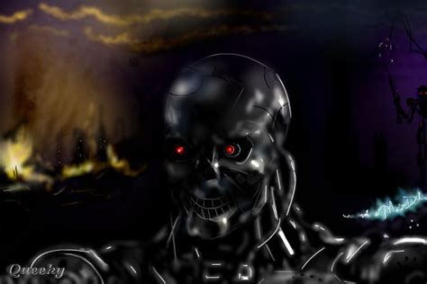 TERMINATOR SALVATION ← a science-fiction Speedpaint drawing by ...