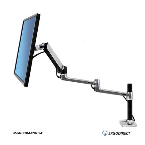 Long Reach Desk Mount Monitor Arm - ErgoDirect EDM-1202D