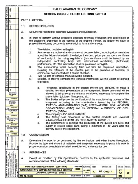 Helipad Lighting System | PDF | Specification (Technical Standard ...