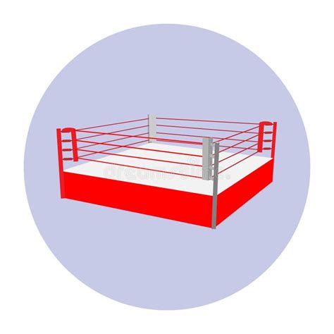 Boxing ring stock vector. Illustration of cartoon, wrestling - 83648531