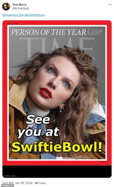 Taylor Swift fans point out Super Bowl LVIII will be her 13TH game ...