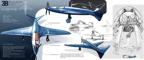 The Bugatti 100P Aircraft - Pictures & Specifications