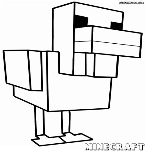 Minecraft Coloring Pages Animals - Coloring Home