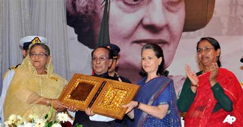 Bangladesh honoured its biggest benefactor Indira Gandhi in 2011, 40 ...