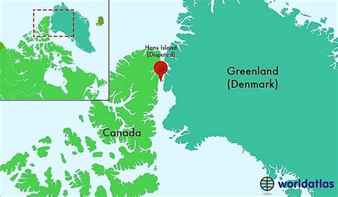 Hans Island – Property of Canada or Denmark? - WorldAtlas.com