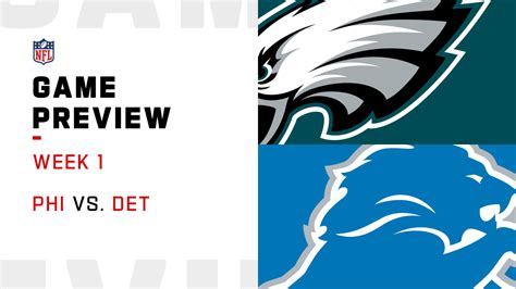 Philadelphia Eagles vs. Detroit Lions preview | Week 1