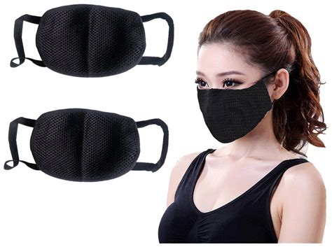 Buy Riderscart Anti Pollution Mask Washable Dust Mask Air Filter Mask ...