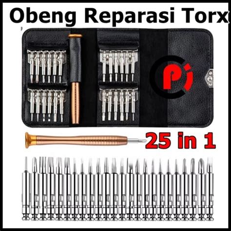 Jual Obeng Reparasi Torx Set 25 in 1 Untuk iPhone reparasi HP - Kota Medan - Pi Toserba | Tokopedia