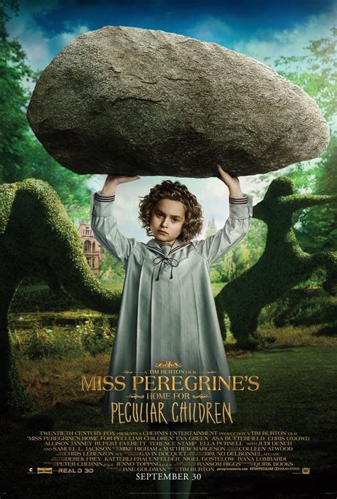 Miss Peregrine’s Home for Peculiar Children Character Posters