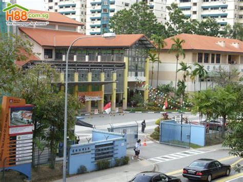 Main View of Ngee Ann Secondary School Building Image, Singapore