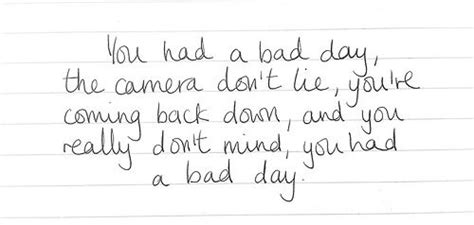 Bad Day - Daniel Powter | Quotes, Song quotes, Love songs lyrics