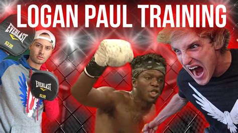 LOGAN PAUL TRAINING FOR KSI (behind the scenes) - YouTube