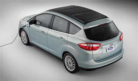 C-Max Energi Solar: Ford's New Electric Hybrid Concept Car Recharged By Solar Panels