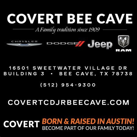 INTRODUCING THE... - Covert Chrysler Dodge Jeep Ram Bee Cave | Facebook