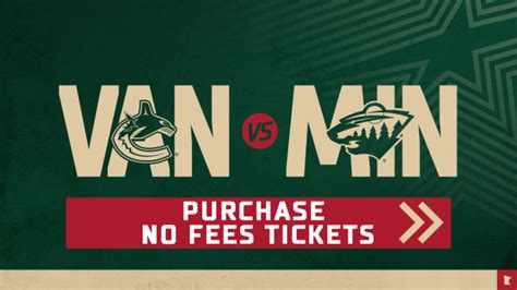 No Fees Tickets | Minnesota Wild | Minnesota Wild