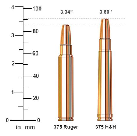 375 Ruger vs 375 H&H Magnum Ballistics Comparison | Sportsman's Warehouse