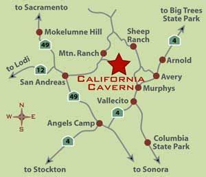 California Caverns (near San Andreas, California) - great 60-80 minute underground walking tour ...