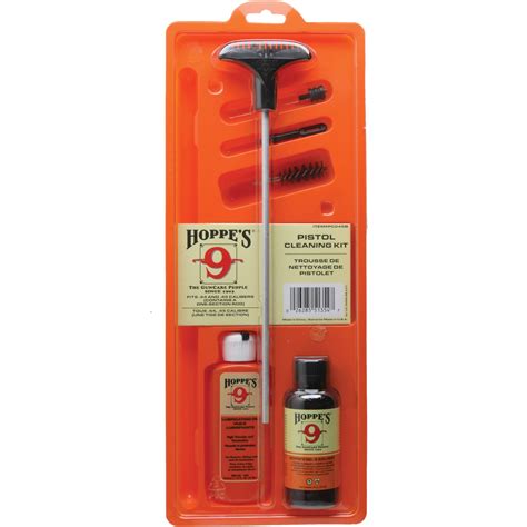 Hoppes Pistol Cleaning Kit with Aluminum Rod for .44 and PCO45B