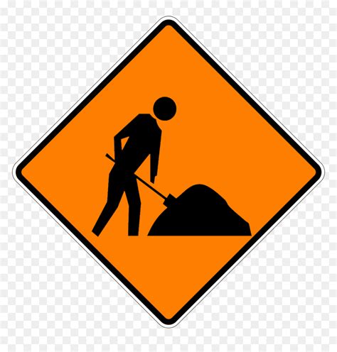 Road Works Ahead Pw03 2 01 - Construction Signs Clipart, HD Png Download - vhv