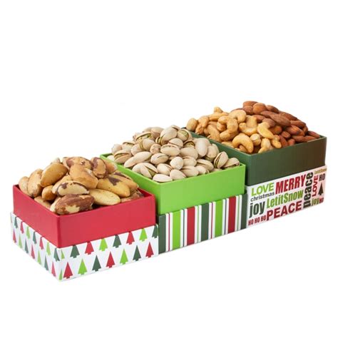 Oh! Nuts® Gourmet Nuts Gift Basket Tower | Christmas Holiday Fresh Gourmet Nut Assortment Gifts ...