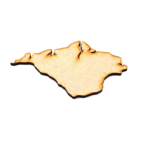 Isle of Wight Map Outline Shape Wooden Map Shapes British - Etsy UK