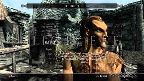 A Character Creation Guide - The Elder Scrolls V: Skyrim - YouTube