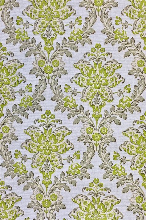 Vintage Green Floral Wallpaper | Vintage Wallpapers - Online Shop