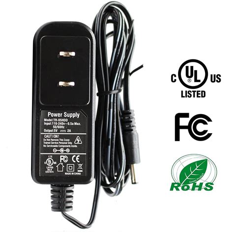 AC To DC 5V 2A Power Adapter Transformer Certified cUL