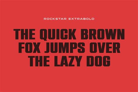 Rockstar Font Free Download » DaFontsPro