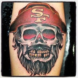 The 49ers... | Badass tattoos, Tattoos, Football tattoo