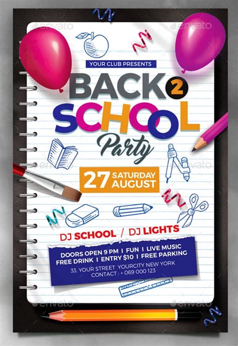 34+ Back to School Flyers Template - PSD, AI, EPS, Word