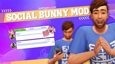 Social Bunny Mod: Create Better Online Connections in TS4!