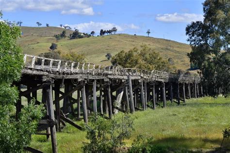 Australia, NSW, Gundagai, Old Bridge Stock Photo - Image of south, nostalgia: 108566838