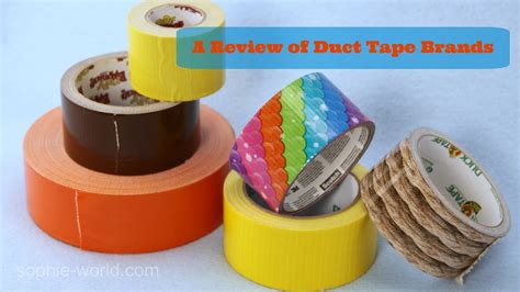 A Review of Duct Tape Brands | Sophie's World - YouTube