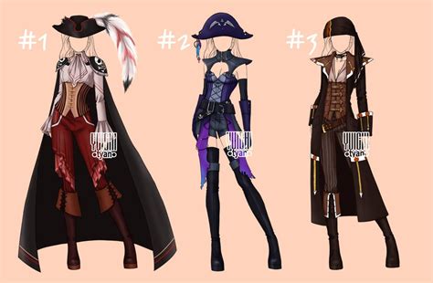 female pirate outfit drawing - annalealyon