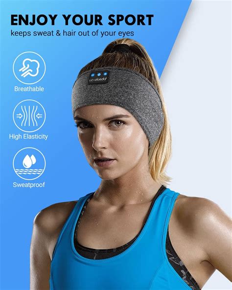 Buy LC-dolida Sleep Headphones Bluetooth Headband, Cozy Band Wireless ...