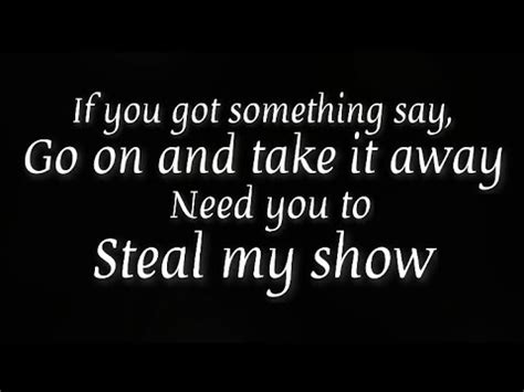 Steal My Show - TobyMac Lyrics - YouTube