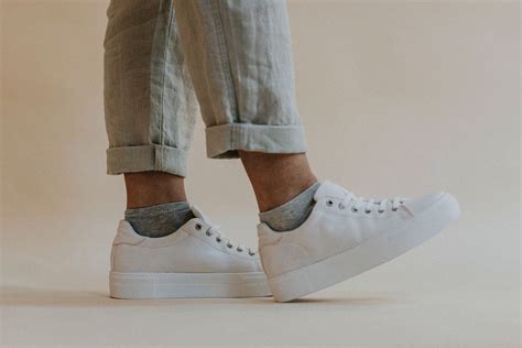 White canvas sneakers, street fashion | Premium Photo - rawpixel