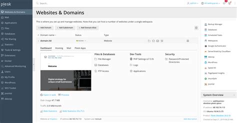 Control Panel For Linux Web Server – UnBrick.ID