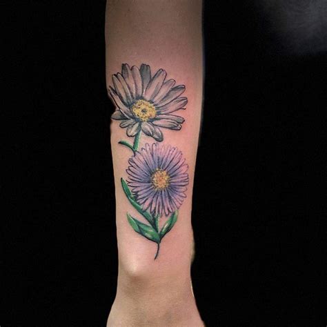 Top 53+ Best Aster Flower Tattoo Ideas - [2021 Inspiration Guide]