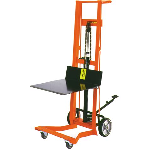 Wesco Foot Pedal Hydraulic Platform Lift Truck, 750-Lb. Capacity, Model ...