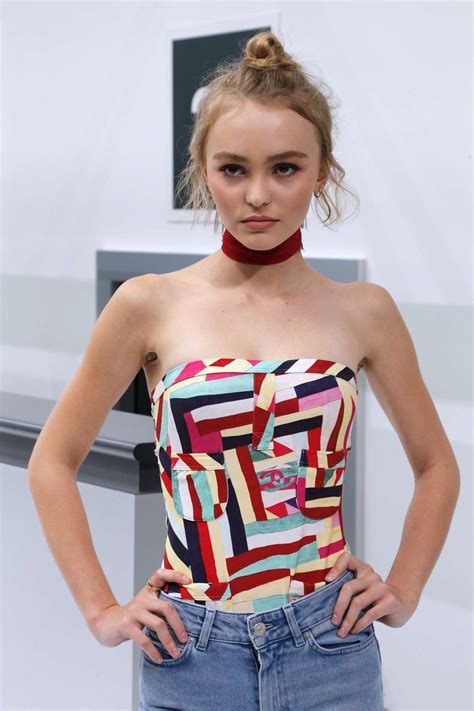 Lily Rose Depp – Chanel Show at Paris Fashion Week – GotCeleb