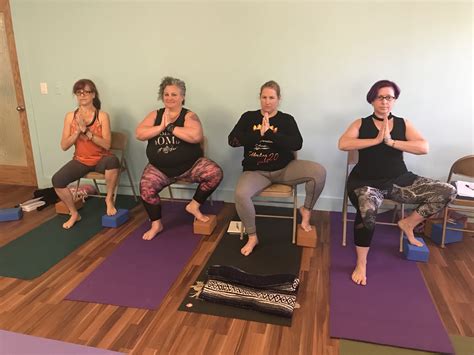 Pin on chair yoga