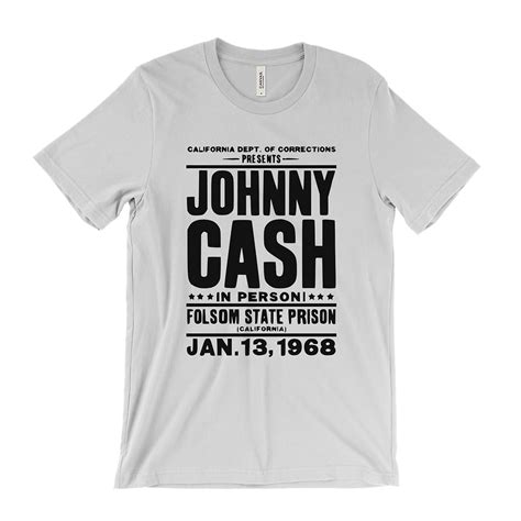 Johnny Cash at Folsom State Prison T-Shirt | b-side-clothing