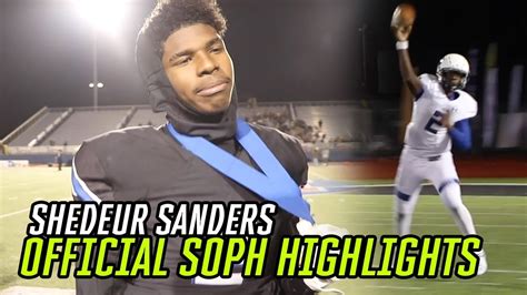 Shedeur Sanders Sophomore Year HIGHLIGHTS! Most EXCITING Player In The Country 🔥 - YouTube