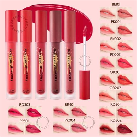 Jual ETUDE HOUSE Matte Chic Lip Lacquer Indonesia|Shopee Indonesia