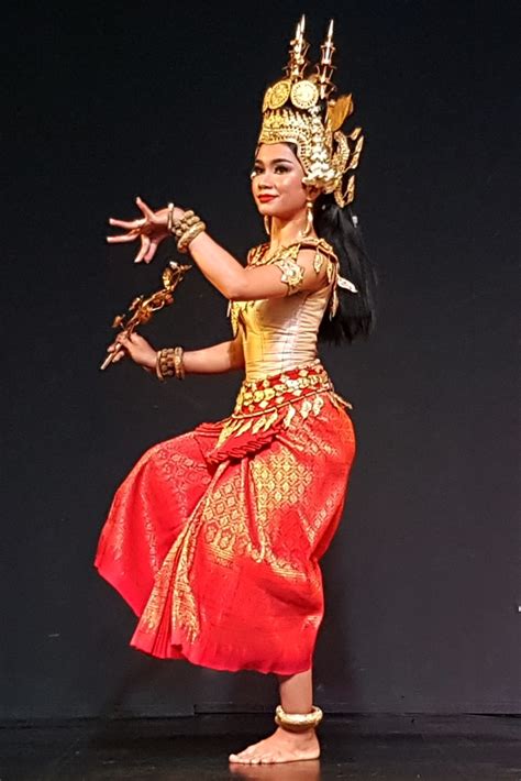 Local style: Cambodian Apsara dance costume