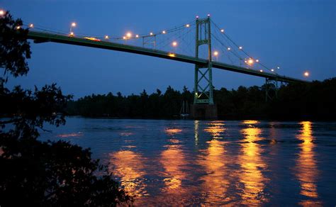 Thousand Islands Bridge at Sunset Photograph by Jill Johnston - Pixels